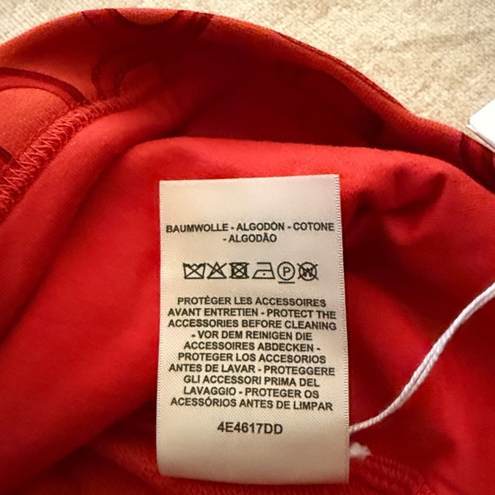 NWT Hermes Chaine D’Ancre Coulissee Tunic in Bright Red. Size 34 Fr./US Size 2. - Picture 11 of 12